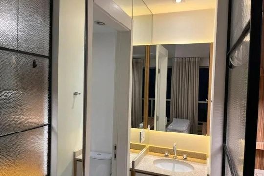 Lavabo de kitnet/studio para alugar com 1 quarto, 30m² em Perdizes, São Paulo
