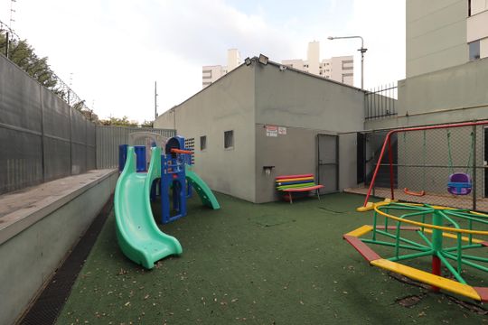 Área Comum - Playground de apartamento para alugar com 3 quartos, 59m² em Vila Valparaíso, Santo André