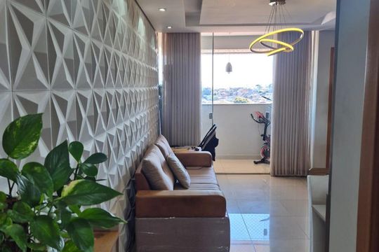 Sala de apartamento para alugar com 2 quartos, 65m² em Nova Vista, Belo Horizonte