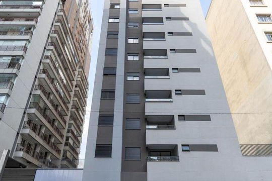 Fachada de apartamento para alugar com 1 quarto, 29m² em Centro Histórico de São Paulo, São Paulo