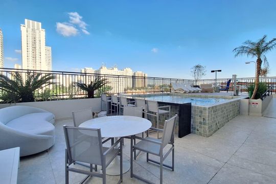 Área comum - Piscina de kitnet/studio para alugar com 1 quarto, 27m² em Vila Leopoldina, São Paulo
