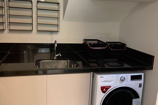 Área de serviço de casa de condomínio à venda com 3 quartos, 130m² em Parque Taquaral, Campinas