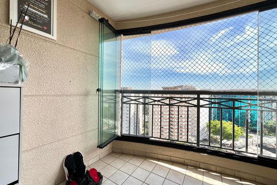 Varanda de apartamento à venda com 3 quartos, 75m² em Vila Guarani (zona Sul), São Paulo