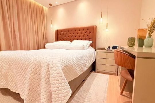 Quarto de apartamento à venda com 3 quartos, 77m² em CECAP, Jundiaí
