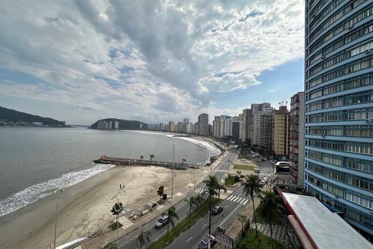 Vista do Quarto de apartamento para alugar com 1 quarto, 44m² em Vila Jaguara, São Vicente