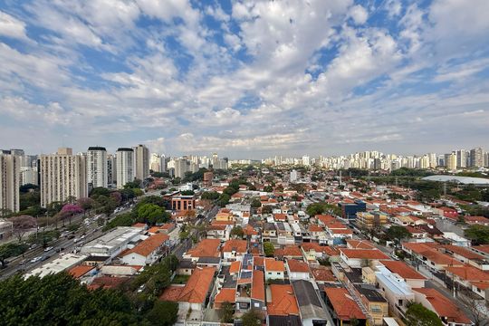 Vista  de apartamento à venda com 1 quarto, 44m² em Brooklin, São Paulo