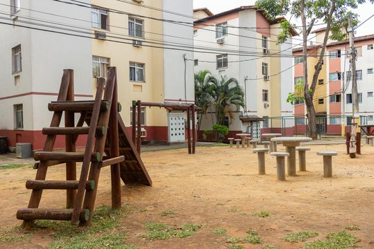 Área comum - Playground de apartamento para alugar com 2 quartos, 47m² em Campo Grande, Rio de Janeiro