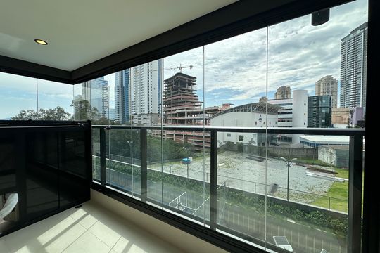Varanda da Sala de apartamento à venda com 2 quartos, 86m² em Alphaville Comercial, Barueri