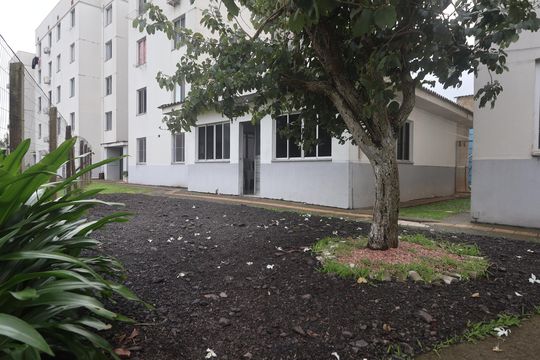 Área comum - Salão de festas de apartamento à venda com 2 quartos, 47m² em Mato Grande, Canoas