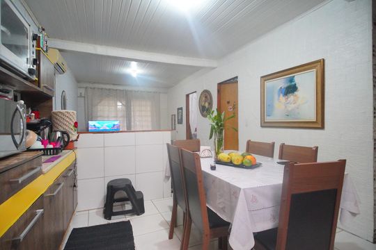 Cozinha de casa para alugar com 2 quartos, 115m² em Arroio da Manteiga, São Leopoldo