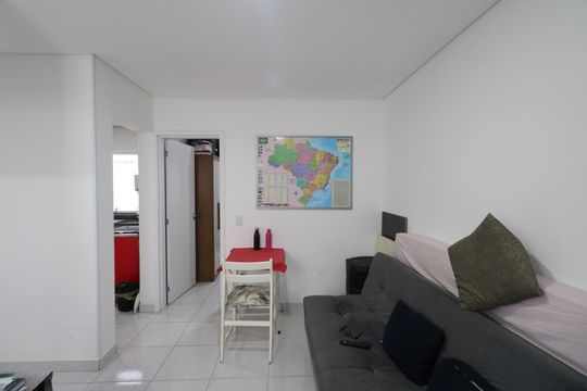 Sala de apartamento à venda com 1 quarto, 39m² em Vila Palmares, São Caetano do Sul