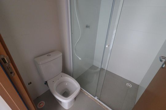 Banheiro de apartamento para alugar com 1 quarto, 41m² em Vila Tiberio, Ribeirão Preto