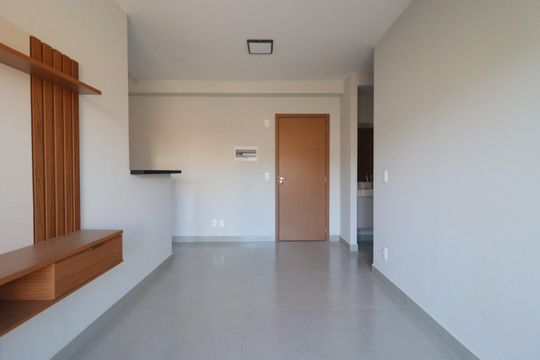 Sala de apartamento para alugar com 1 quarto, 41m² em Vila Tiberio, Ribeirão Preto