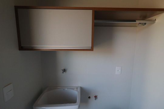 Cozinha de apartamento para alugar com 1 quarto, 41m² em Vila Tiberio, Ribeirão Preto