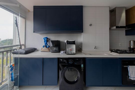 Area de Serviço de apartamento para alugar com 2 quartos, 54m² em Vila Sao Ricardo, Guarulhos