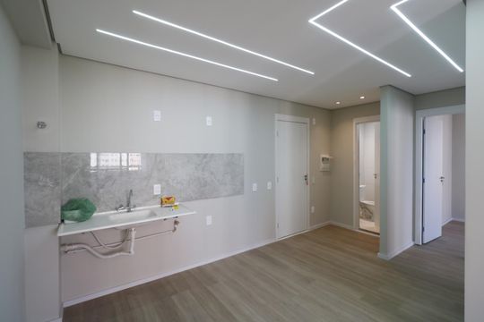 Sala e Cozinha de apartamento para alugar com 2 quartos, 41m² em Canhema, Diadema