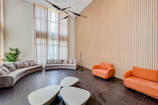Área comum de kitnet/studio para alugar com 1 quarto, 21m² em Paraíso, São Paulo