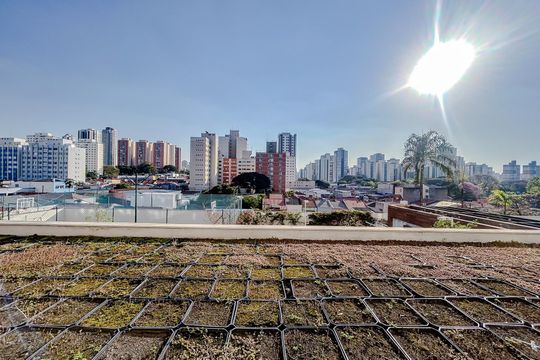 Vista da Varanda de kitnet/studio à venda com 1 quarto, 37m² em Vila Gomes Cardim, São Paulo