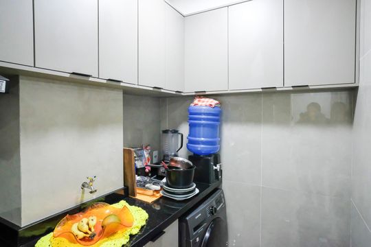 Cozinha e área de serviço de apartamento à venda com 2 quartos, 50m² em Vila Mussolini, São Bernardo do Campo
