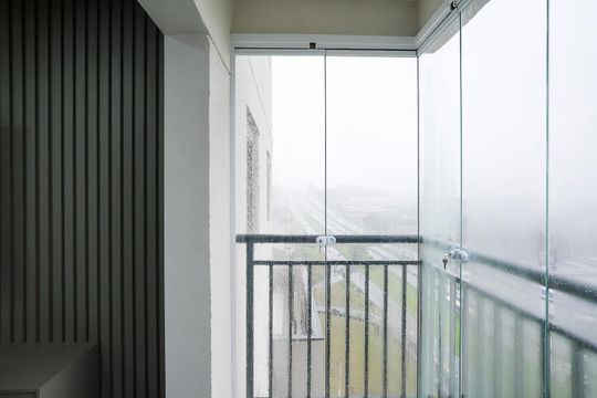 Varanda da sala de apartamento à venda com 2 quartos, 50m² em Vila Mussolini, São Bernardo do Campo