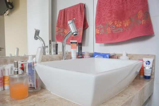 Banheiro do Quarto 2 suíte de apartamento à venda com 2 quartos, 57m² em Vila Renata, Guarulhos