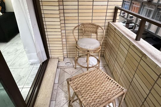 Varanda da Sala de apartamento para alugar com 4 quartos, 154m² em Gonzaga, Santos