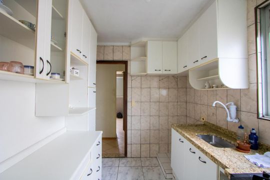 Cozinha de apartamento para alugar com 2 quartos, 56m² em Parque Sao Vicente, Santo André