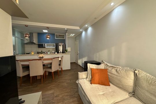 Sala de apartamento à venda com 3 quartos, 75m² em Nucleo Residencial Celia Mota, Barueri