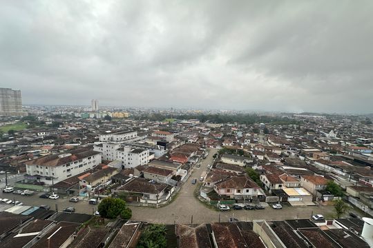 Vista da Sacada de apartamento para alugar com 2 quartos, 42m² em Catiapoã, São Vicente