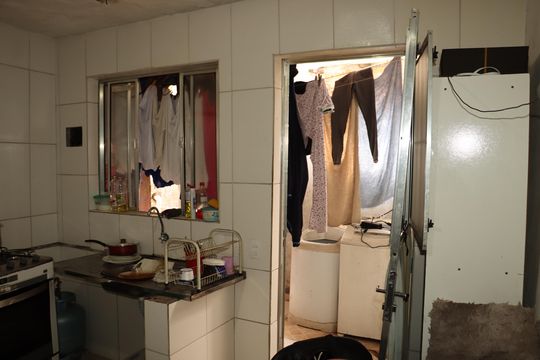 Sala/Cozinha de casa para alugar com 1 quarto, 28m² em Vila Ema, São Paulo