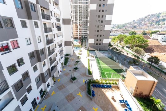 Varanda de kitnet/studio para alugar com 0 quarto, 30m² em Santo Cristo, Rio de Janeiro