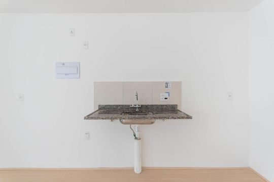 Cozinha de kitnet/studio para alugar com 0 quarto, 30m² em Santo Cristo, Rio de Janeiro
