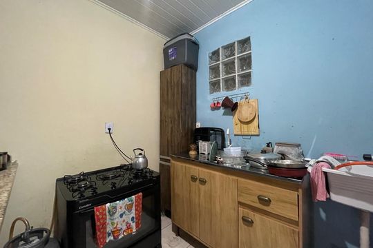 Cozinha de apartamento à venda com 2 quartos, 56m² em Rio dos Sinos, São Leopoldo