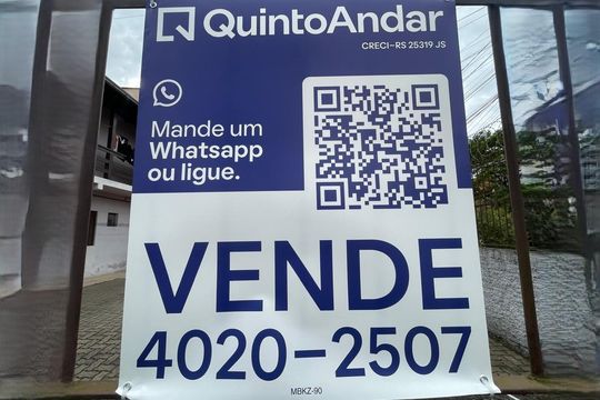 Placa  de kitnet/studio à venda com 1 quarto, 34m² em Rio dos Sinos, São Leopoldo