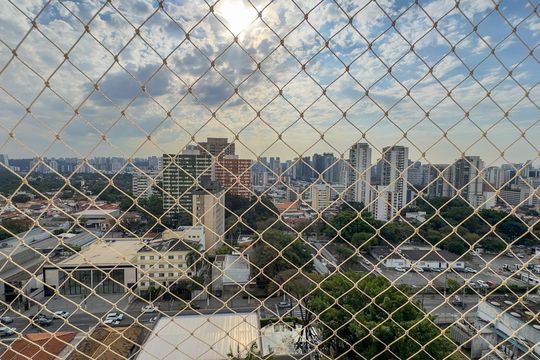 Vista da Sacada de apartamento à venda com 1 quarto, 43m² em Santo Amaro, São Paulo