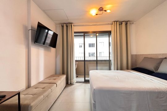 Studio de kitnet/studio para alugar com 1 quarto, 29m² em Vila Nova Conceição, São Paulo