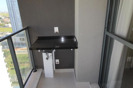 Sacada de apartamento para alugar com 1 quarto, 34m² em Jardim Esplanada, São José dos Campos
