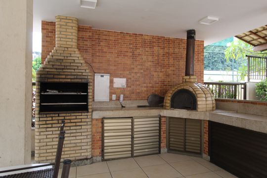 Área comum - Churrasqueira de apartamento à venda com 4 quartos, 108m² em Freguesia (jacarepaguá), Rio de Janeiro