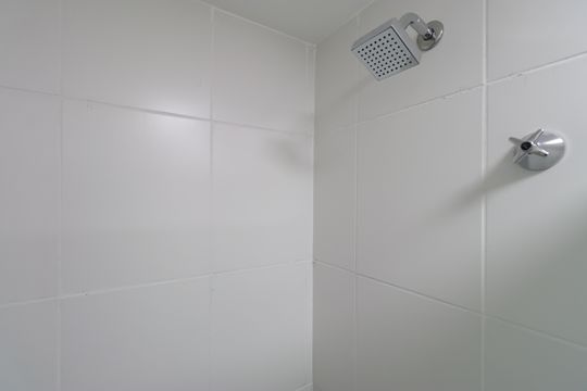 Banheiro social  de apartamento para alugar com 2 quartos, 38m² em Lapa de Baixo, São Paulo