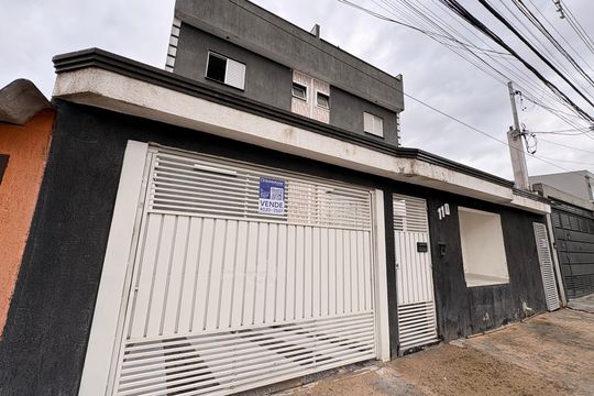 Fachada plaquinha YSQQ-39 de apartamento à venda com 2 quartos, 42m² em Vila Curuçá, Santo André