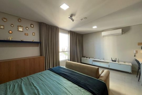 Quarto/Sala de apartamento para alugar com 1 quarto, 40m² em Setor Bueno, Goiânia
