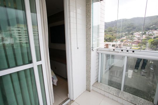 Varanda da Suíte 1 de apartamento à venda com 4 quartos, 262m² em Freguesia (jacarepaguá), Rio de Janeiro