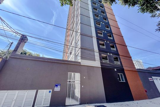 Fachada com Plaquinha de kitnet/studio à venda com 1 quarto, 17m² em Vila Aricanduva, São Paulo