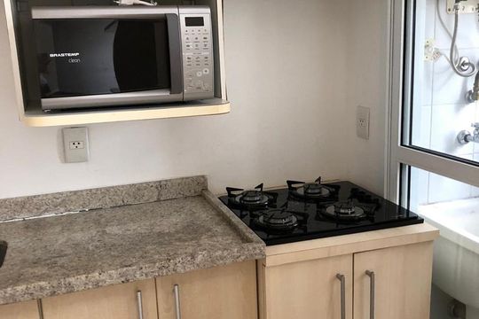 Cozinha de apartamento à venda com 1 quarto, 60m² em Vila Mariana, São Paulo