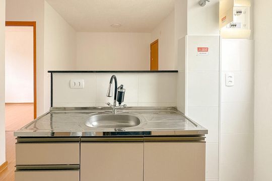 Cozinha de apartamento para alugar com 2 quartos, 47m² em Areias, São José