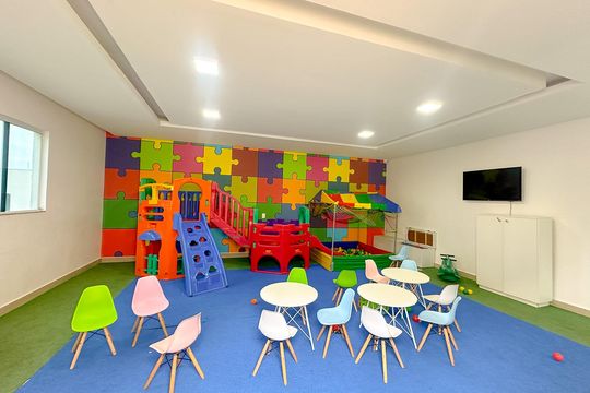 Área comum - Playground de apartamento para alugar com 2 quartos, 47m² em Areias, São José