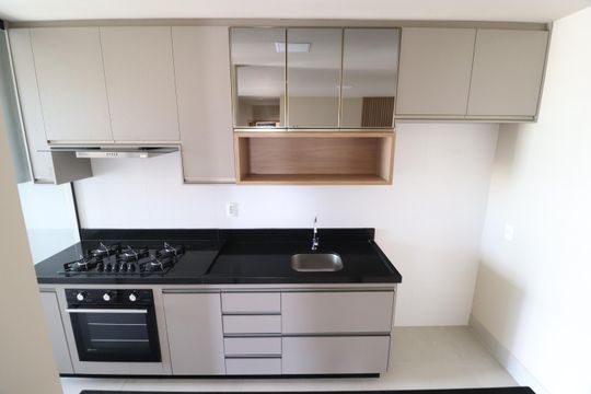 Cozinha de apartamento para alugar com 3 quartos, 103m² em Jardim Sul, Uberlândia