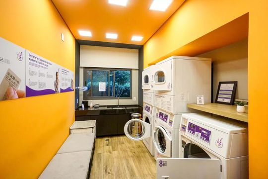 Área comum de kitnet/studio para alugar com 1 quarto, 22m² em Vila Esperança, São Paulo
