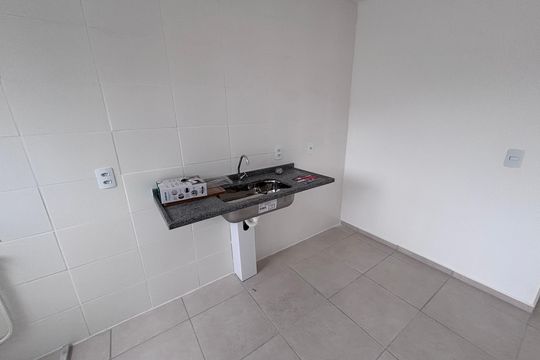 Cozinha de apartamento à venda com 2 quartos, 46m² em Recreio dos Bandeirantes, Rio de Janeiro