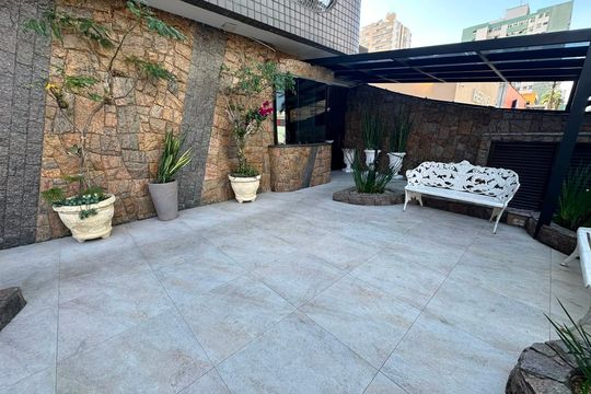 Área comum de apartamento para alugar com 2 quartos, 73m² em Boa Vista, São Vicente